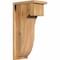 Ekena Millwork Del Monte Rough Sawn Corbel w/Backplate, Western Red Cedar, 8"W x 12"D x 24"H COR08X12X24DEL01RWR - alternate 1